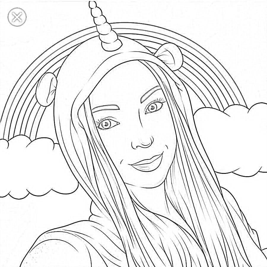 Coloring Pages Like nastya (23 pcs) - download or print for free #4869