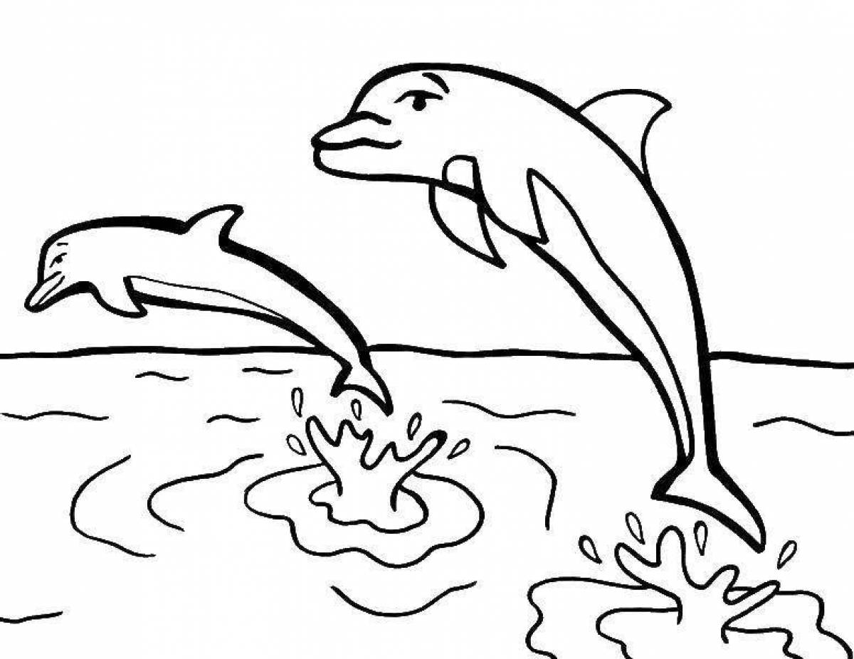 Раскрашивать дельфины. Раскраска Дельфин. Дельфин раскраска для детей. Раскраска "дельфины". Раскраска Дельфинчик.
