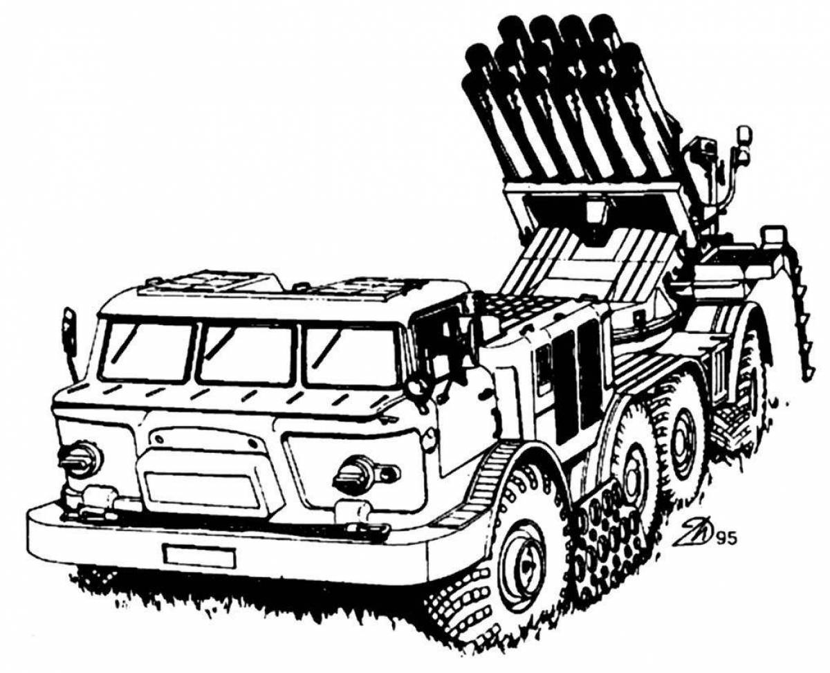 Катюша военная техника рисунок