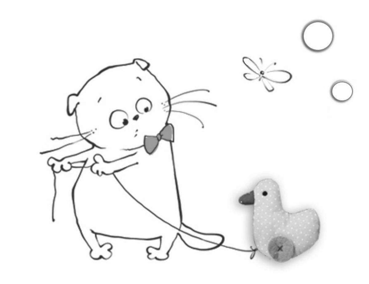 Раскраски Котик басик (24 шт.) - скачать или распечатать бесплатно #5107