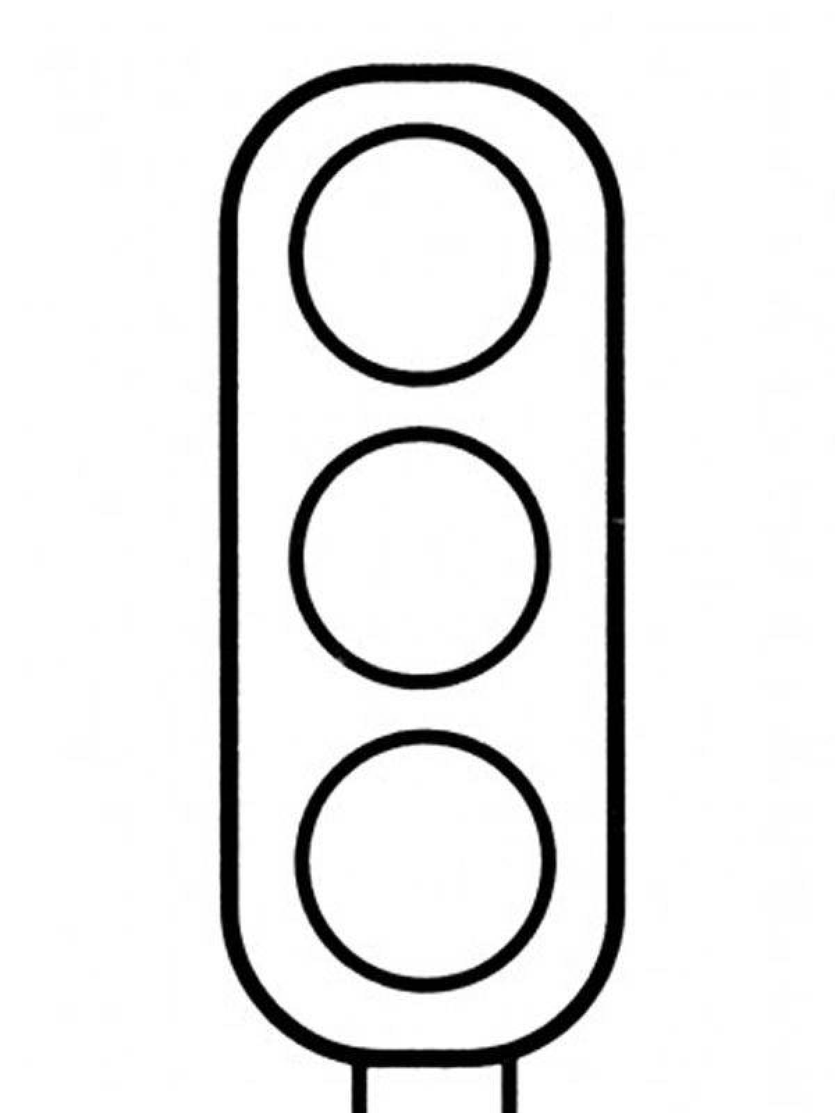 Распечатать Светофор - 70 фото