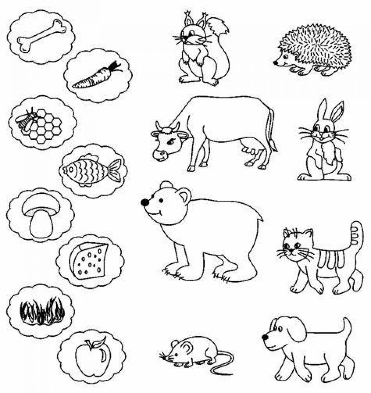 Coloring page adorable pets