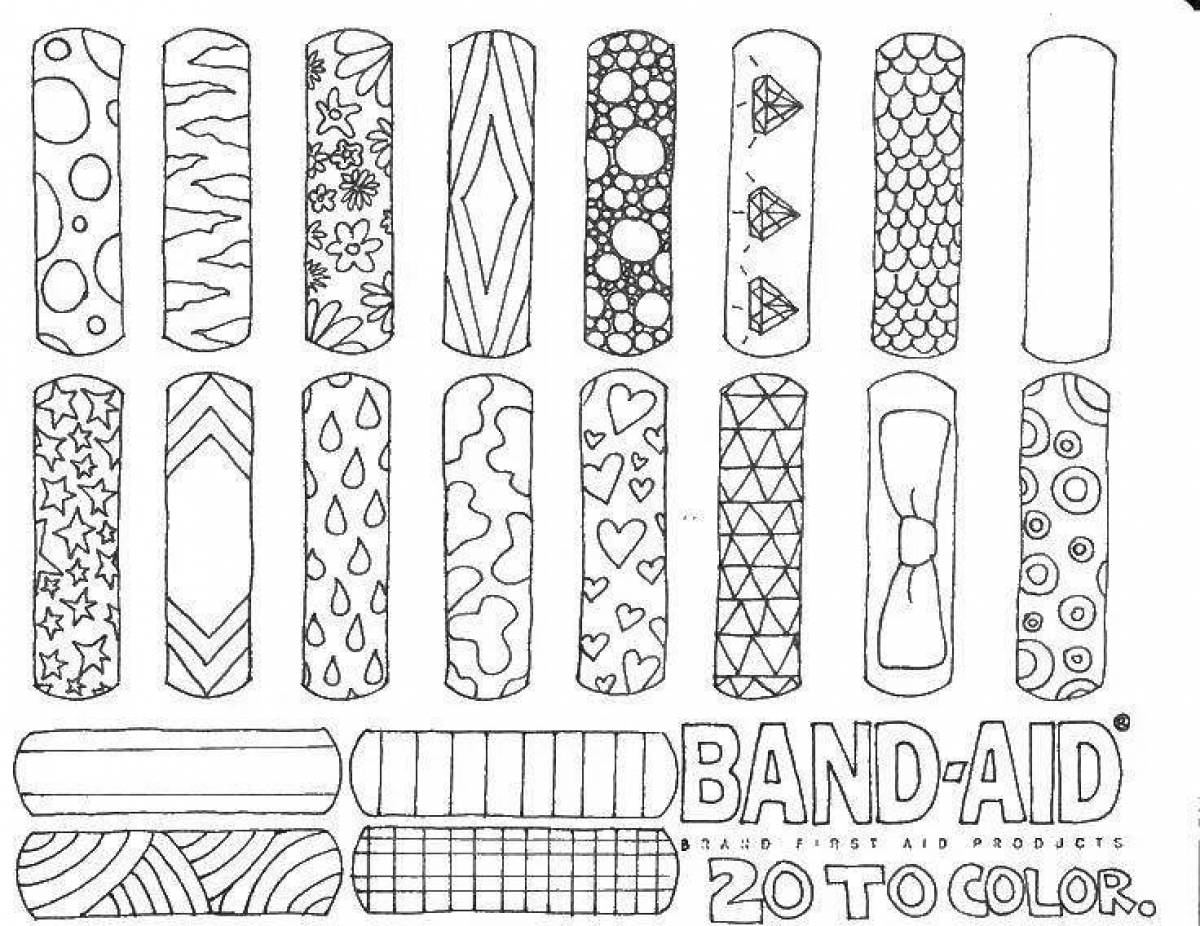 Smart patches for coloring pages