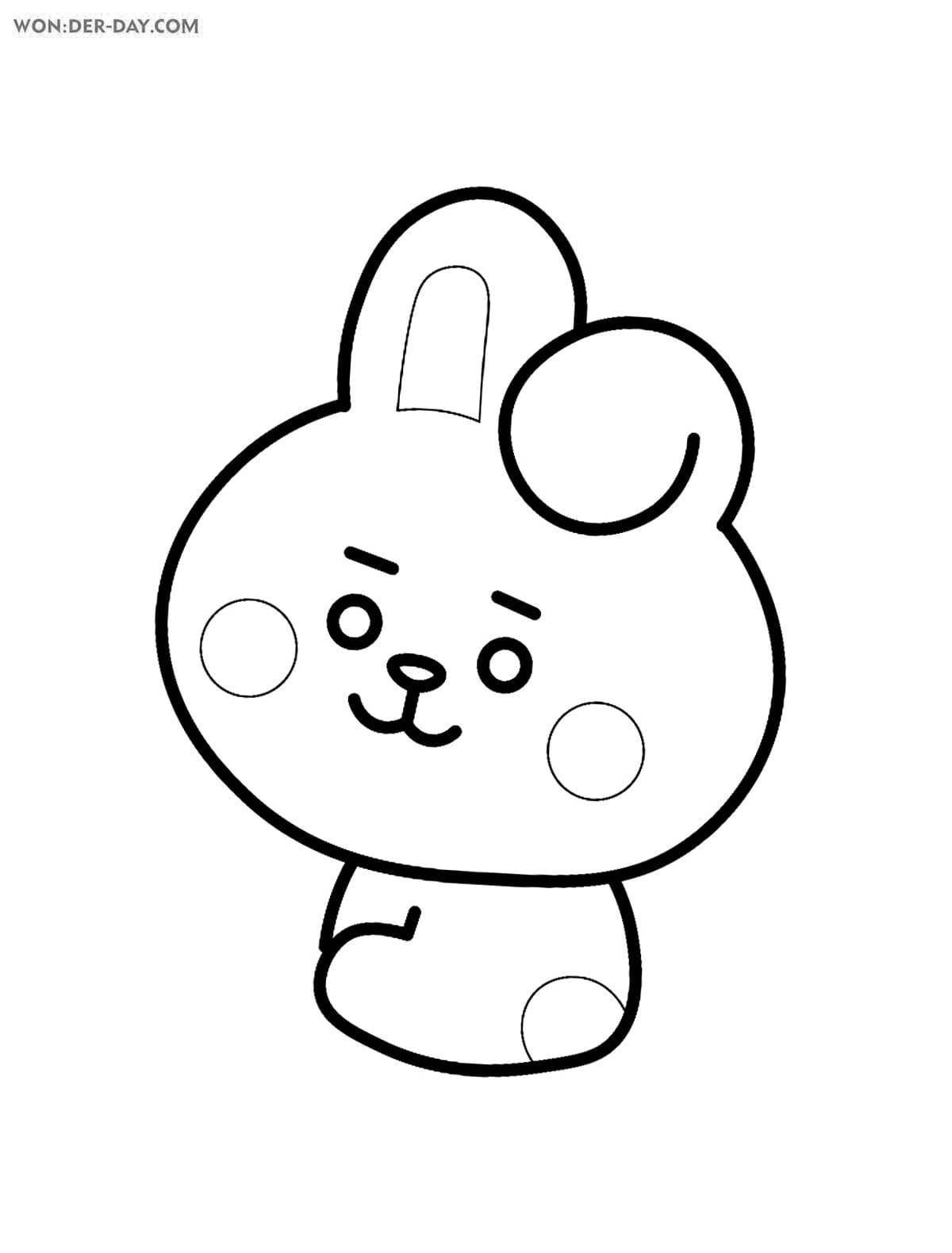 Bright coloring bt21
