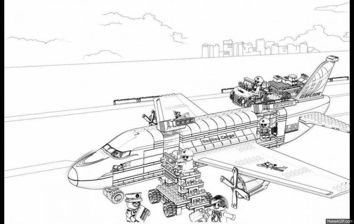 Great military base coloring page