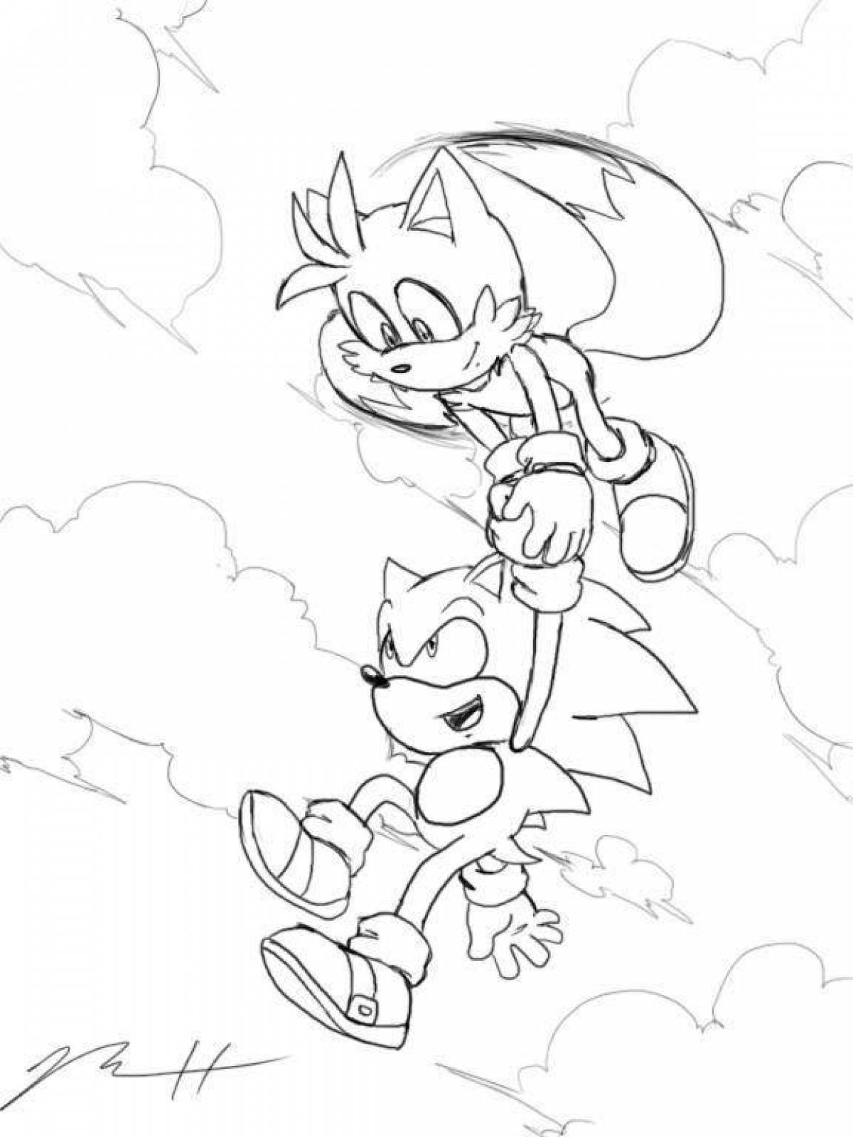 Fun coloring sonic and tails
