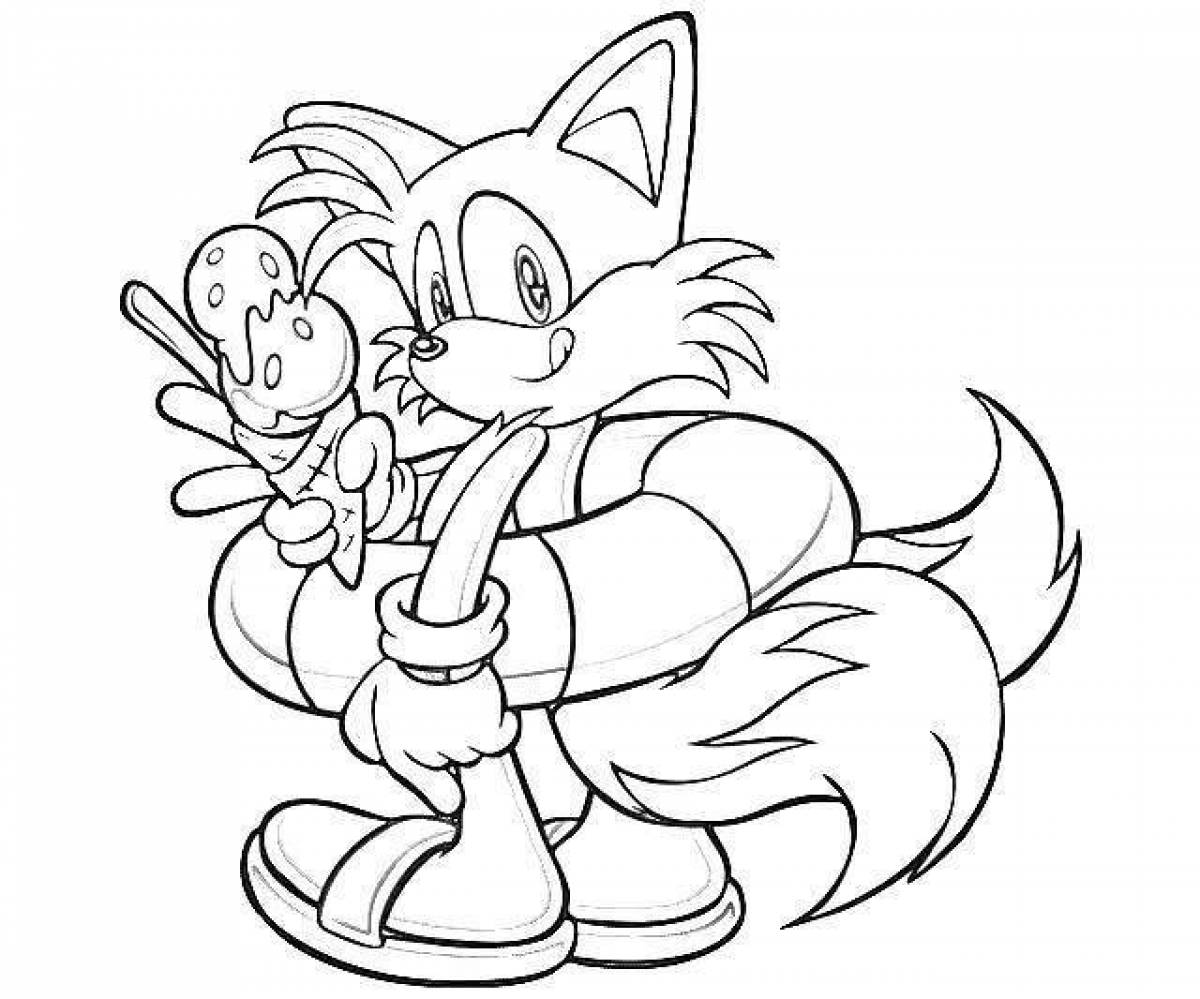 Fun coloring sonic and tails