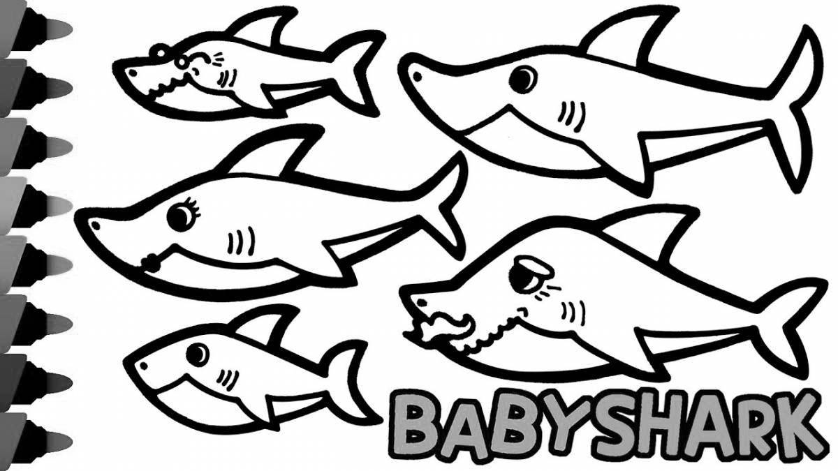 Dynamic coloring for baby sharks