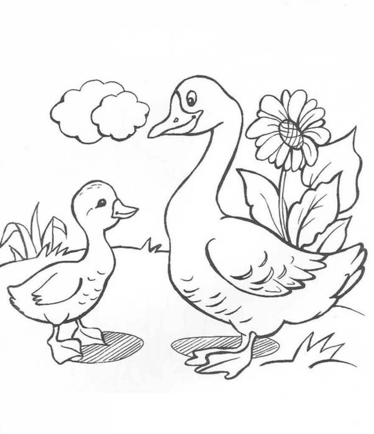 Sweet coloring pages pets and their children