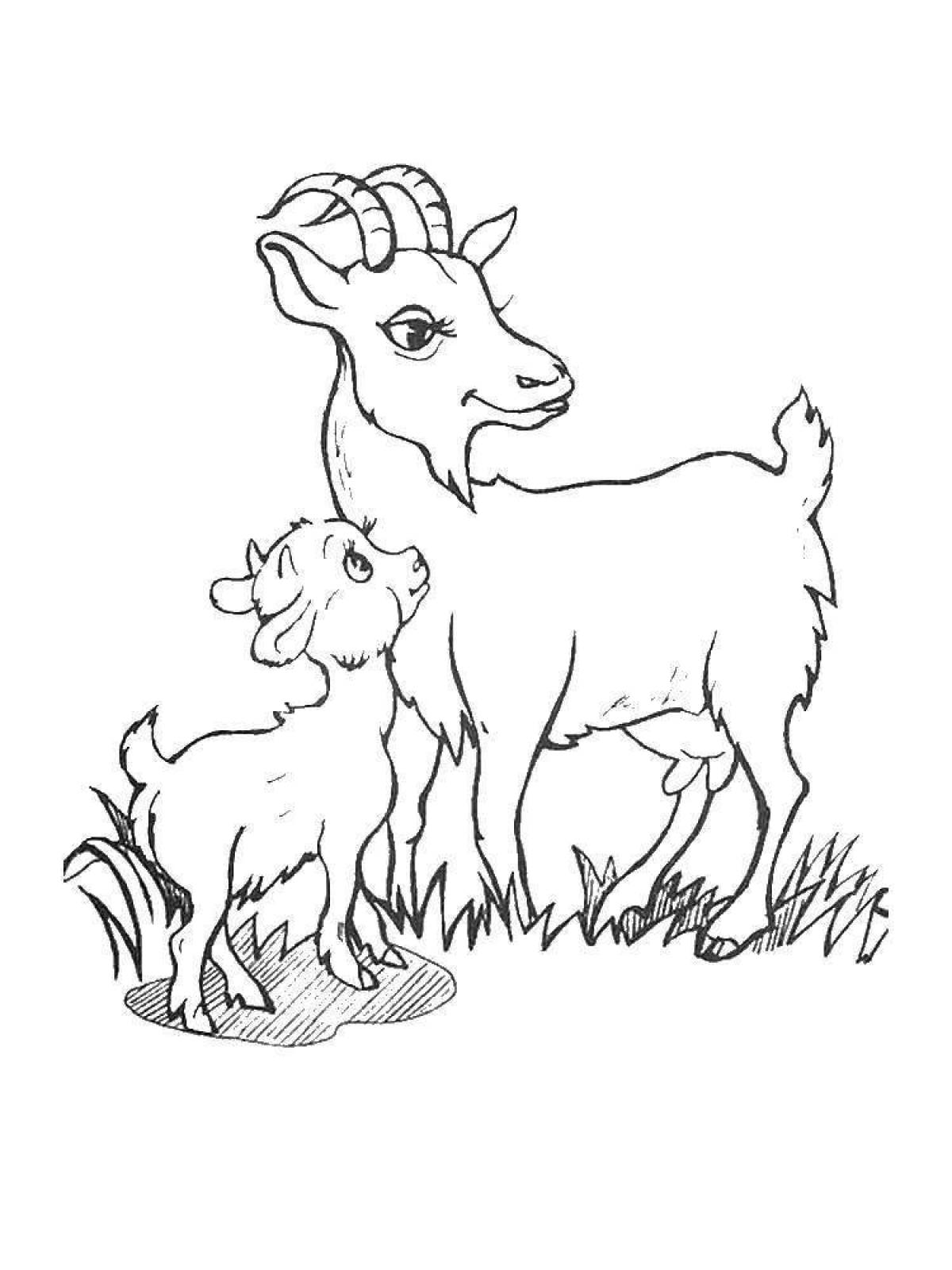 Naughty coloring pages pets and their children