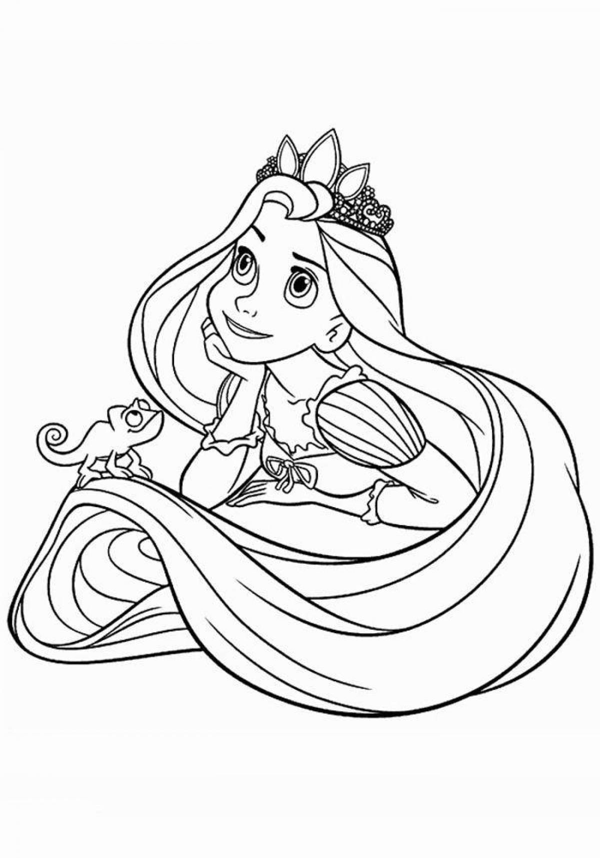 Radiant incantimals coloring page