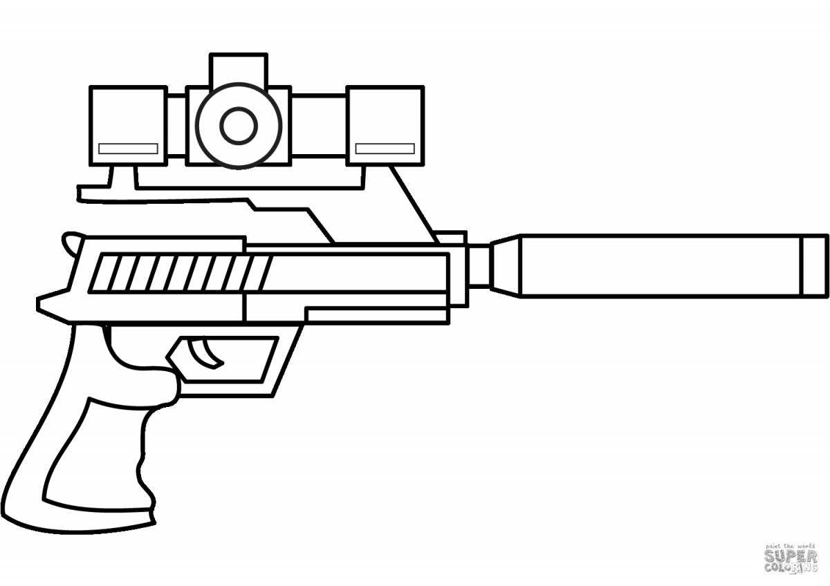 Majestic Sniper Coloring Page