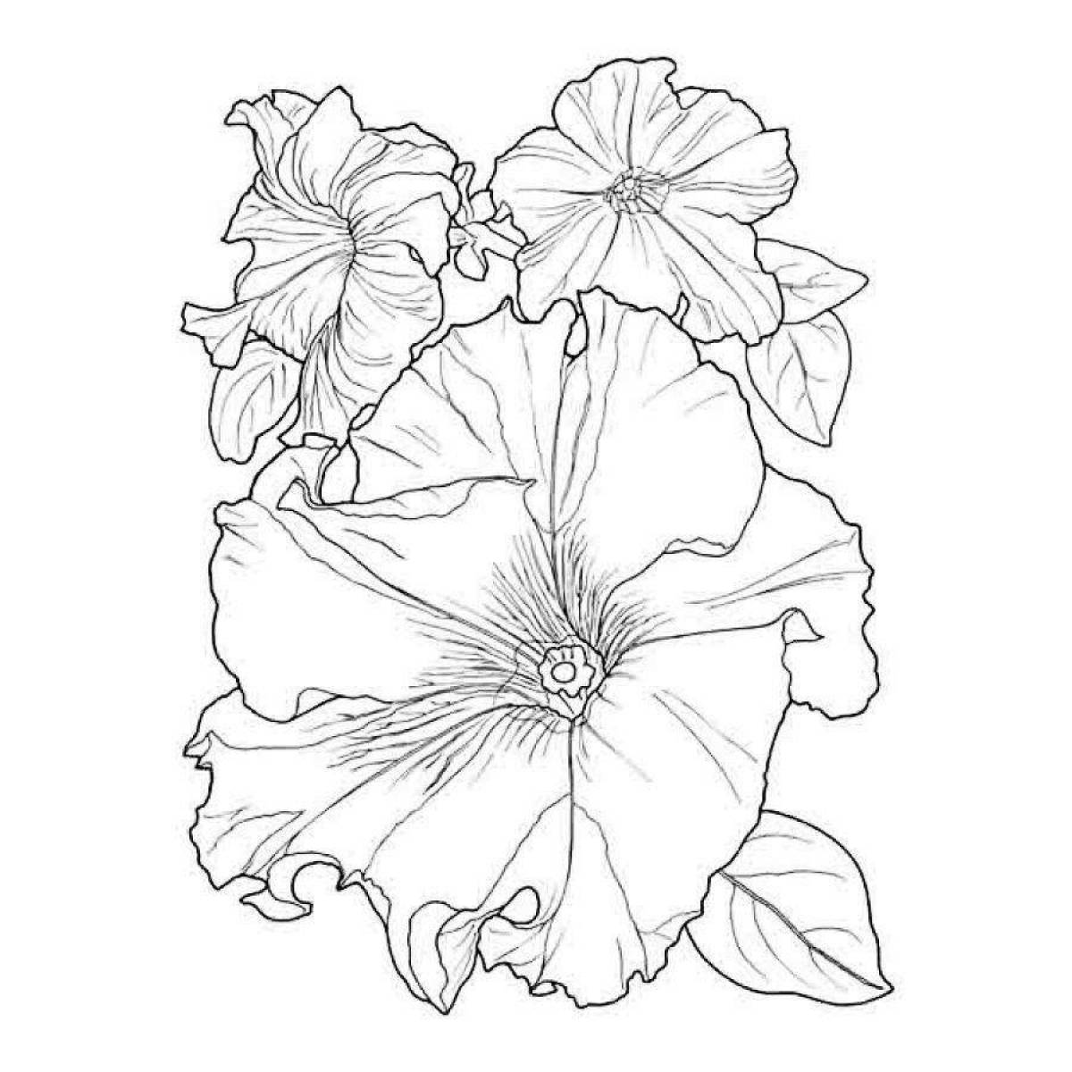 Прекрасная акварельная раскраска