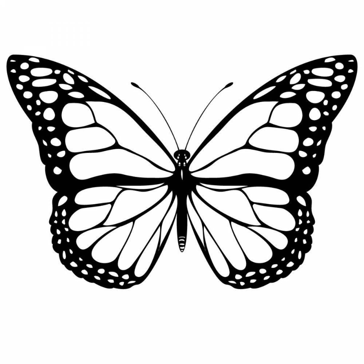 Amazing Butterfly Coloring Page