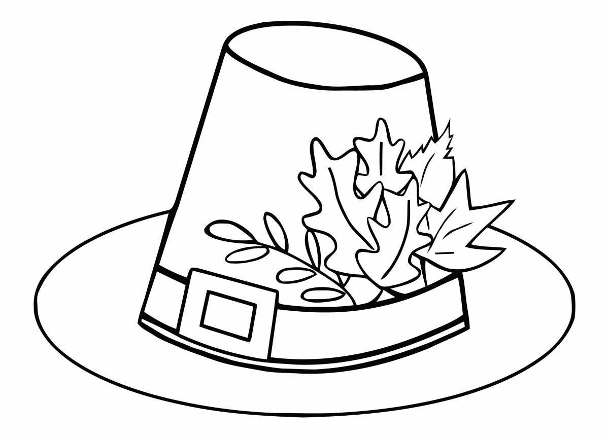Happy hat coloring book for kids