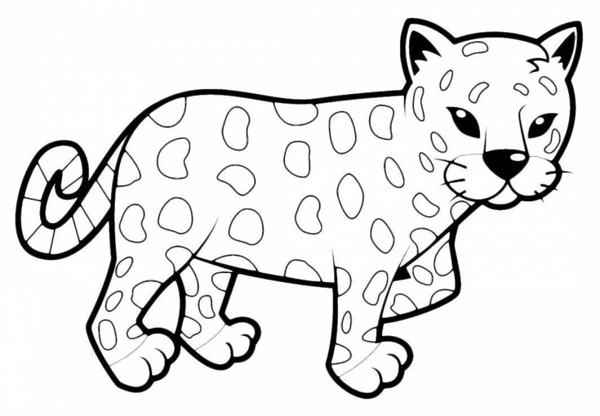 Леопард для детей #1