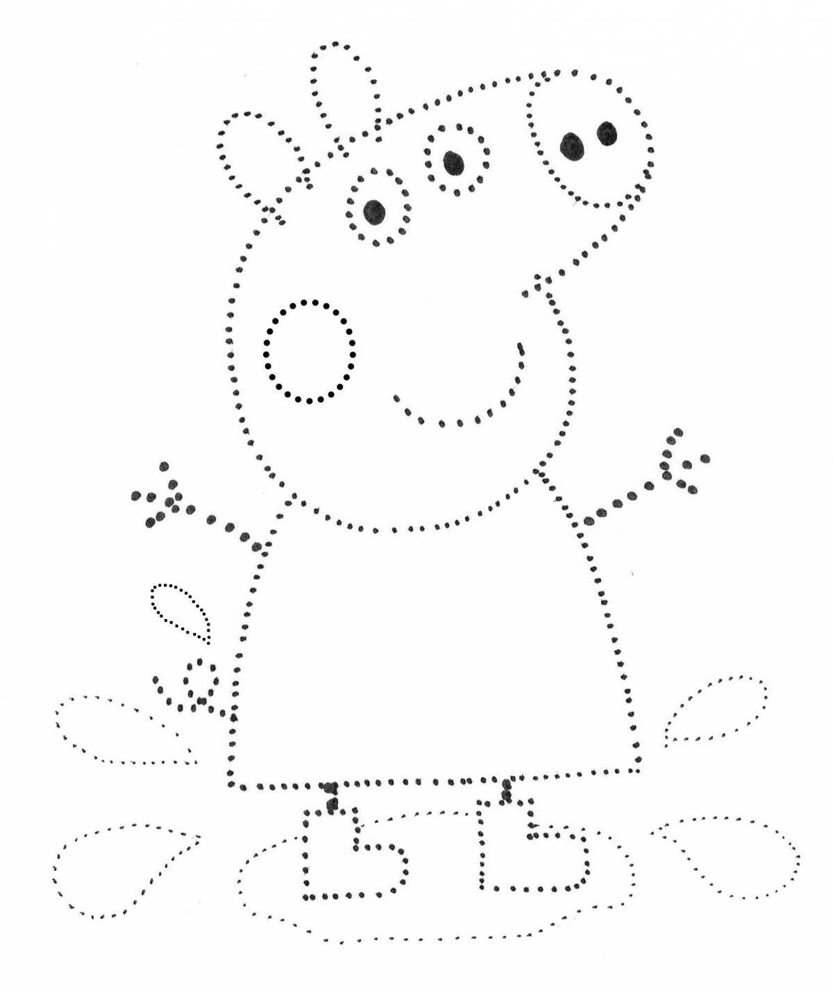 Fun dot coloring for toddlers