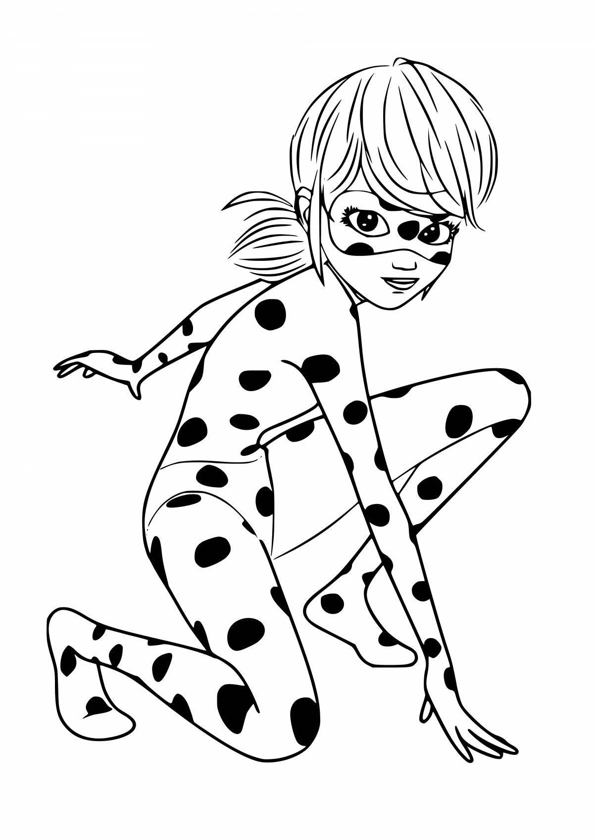 Colorful lady tank coloring page for 6-7 year olds