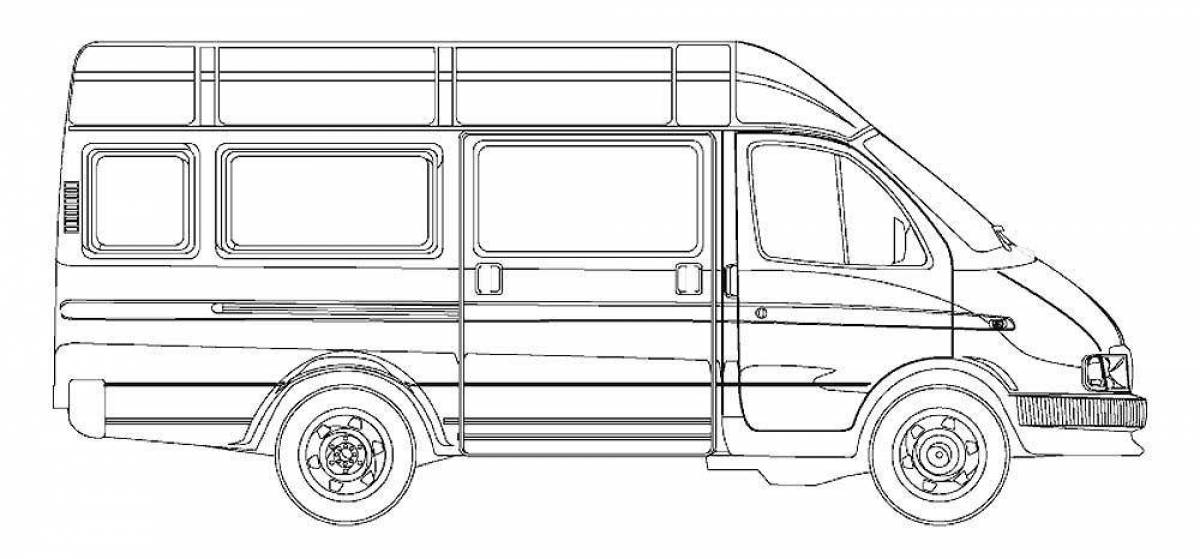 Черно белая картинка газели