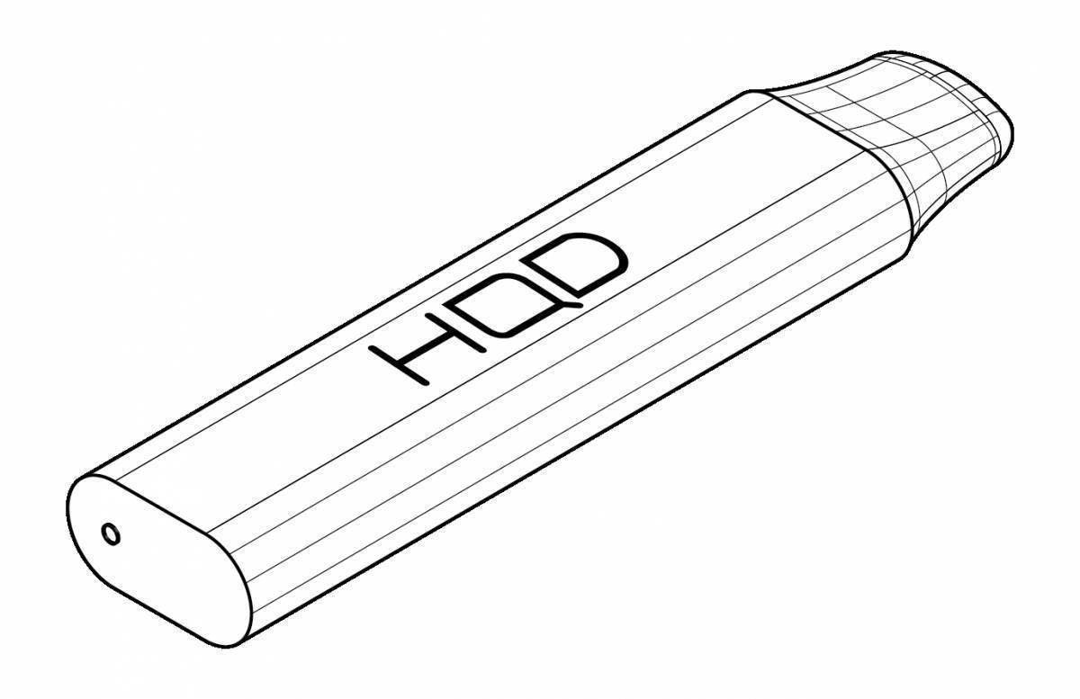 Раскраска HQD электронная сигарета