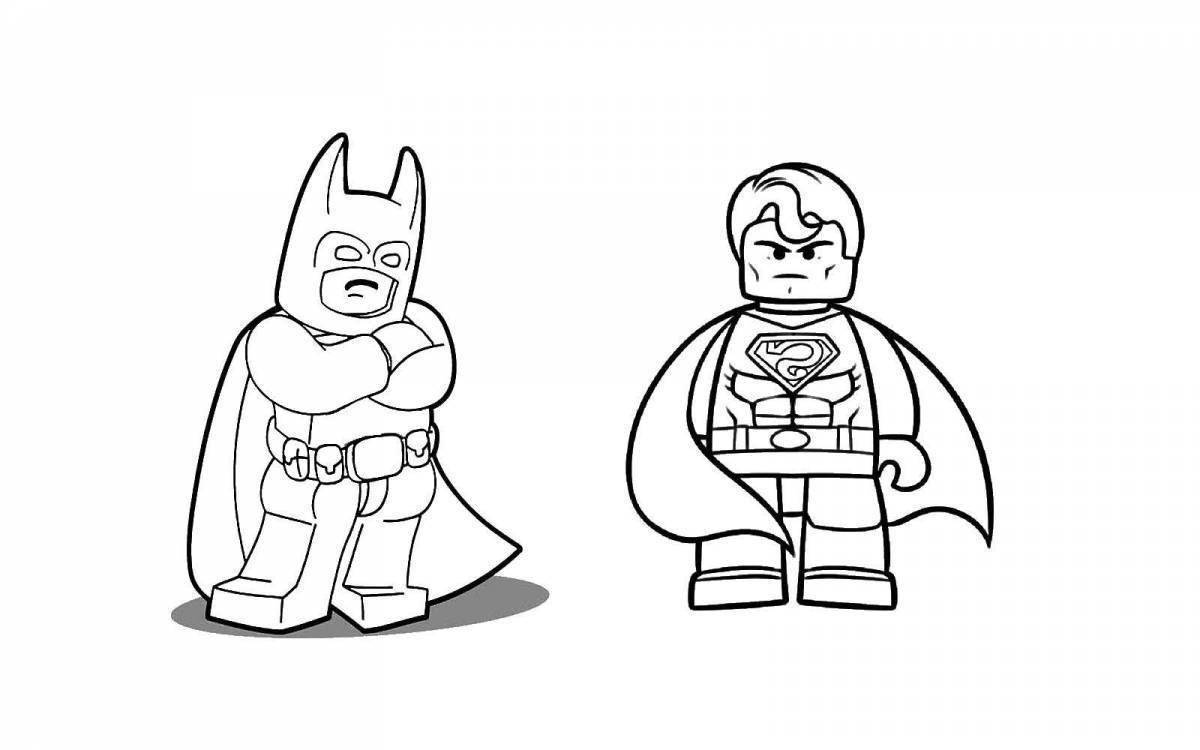 Lego batman bold coloring book