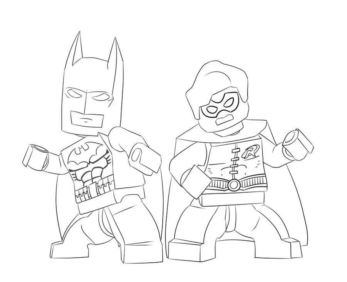 Fun coloring lego batman