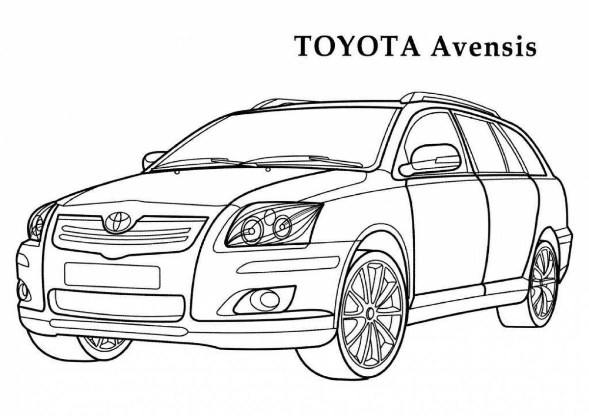 Toyota Camry bright coloring