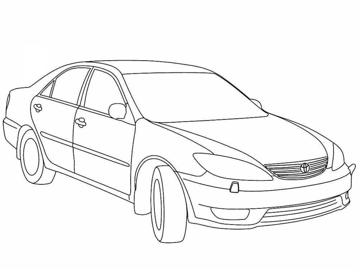Toyota camry live coloring