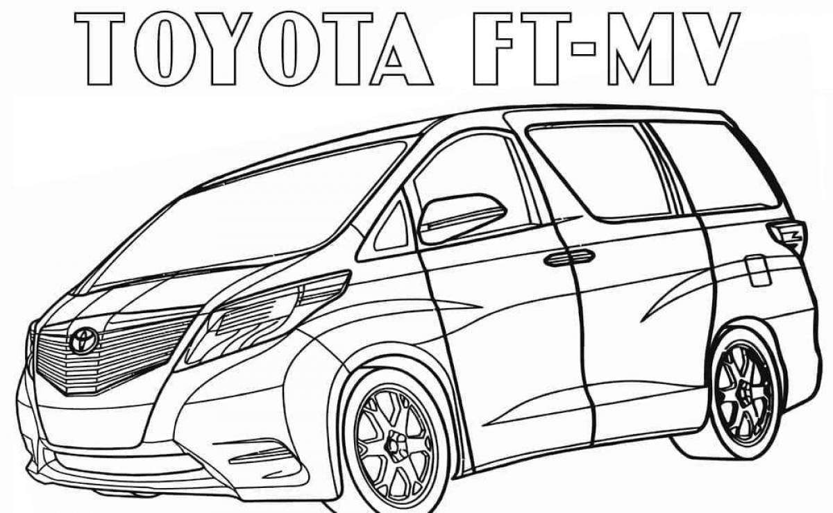 Charming coloring toyota camry