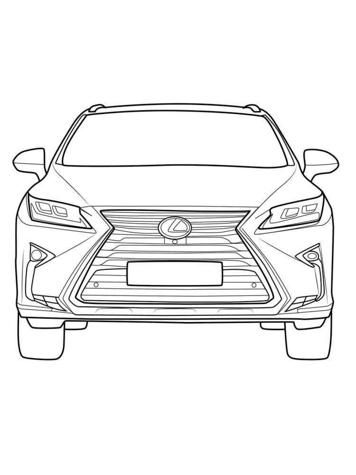 Colouring magic toyota camry