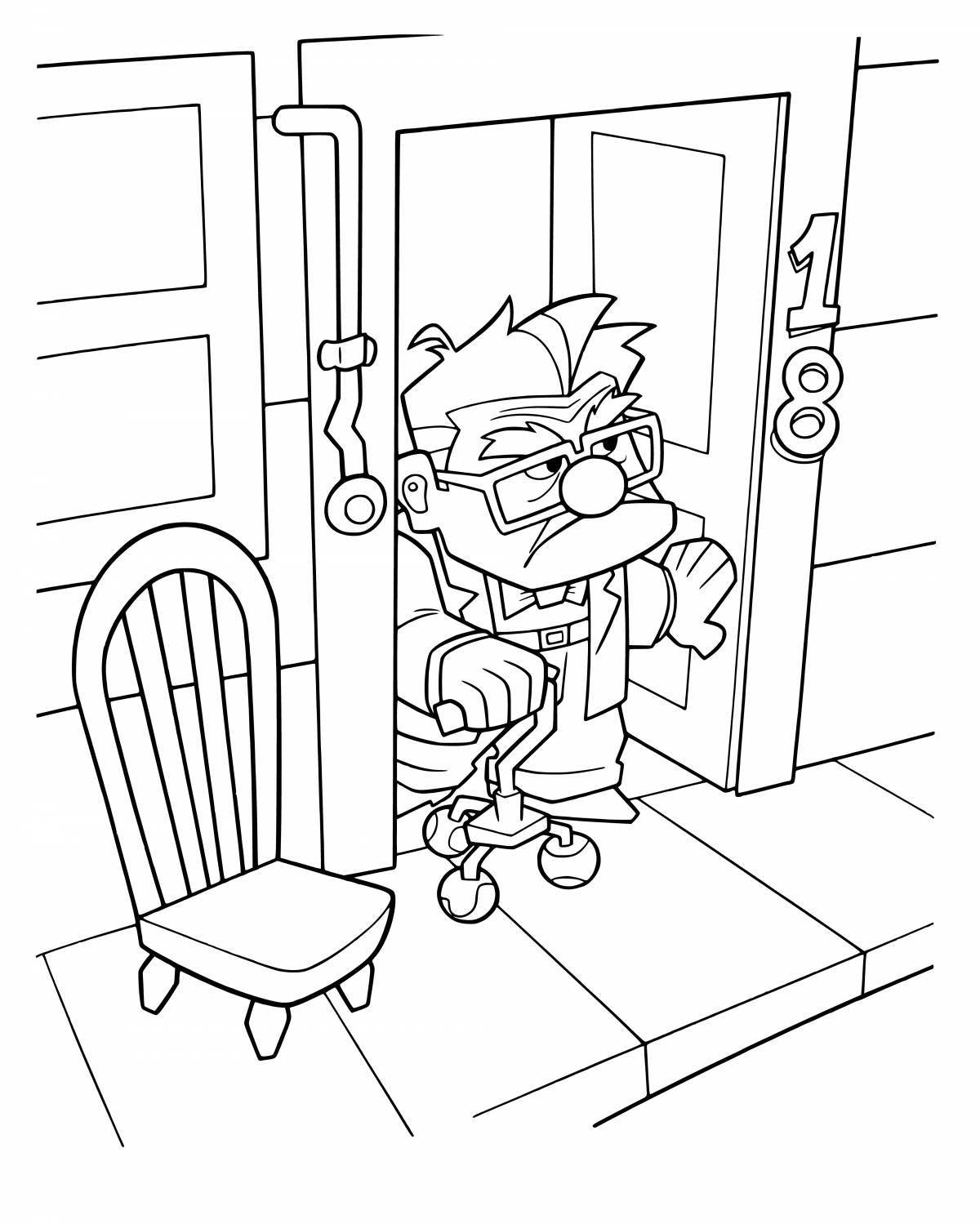 Majestic Home Alone Coloring Page