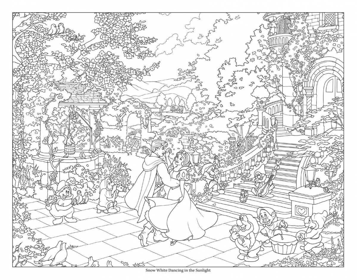 Disney wild coloring by numbers