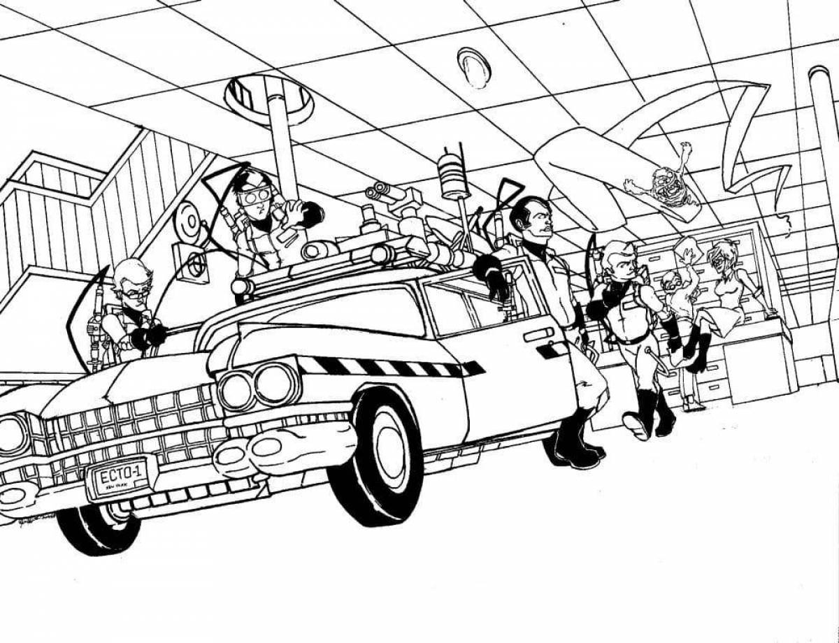 Great ghostbusters coloring pages
