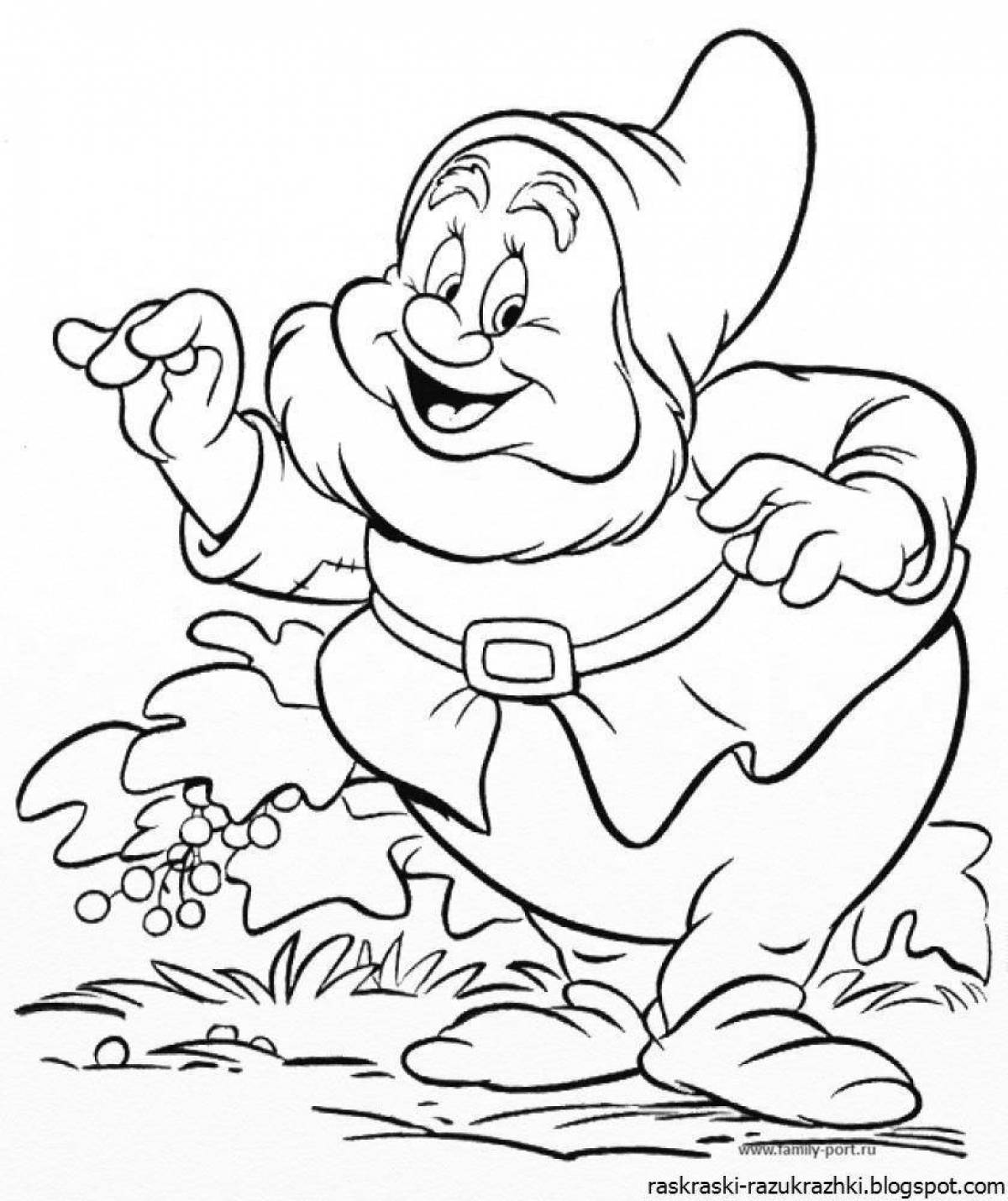 Gnomes Live Coloring Pages
