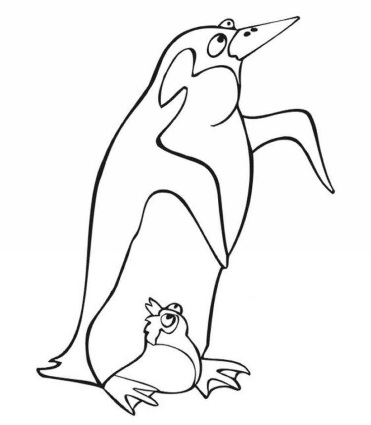 Colorful Arctic Tern Coloring Page