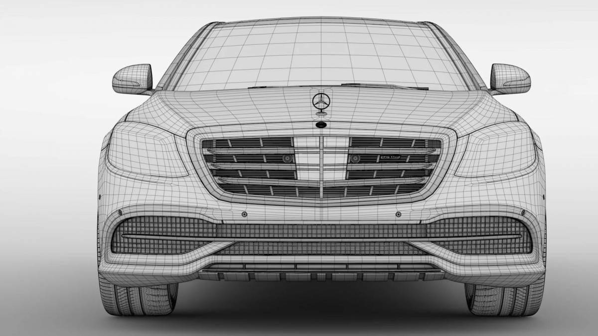 Gorgeous maybach coloring book