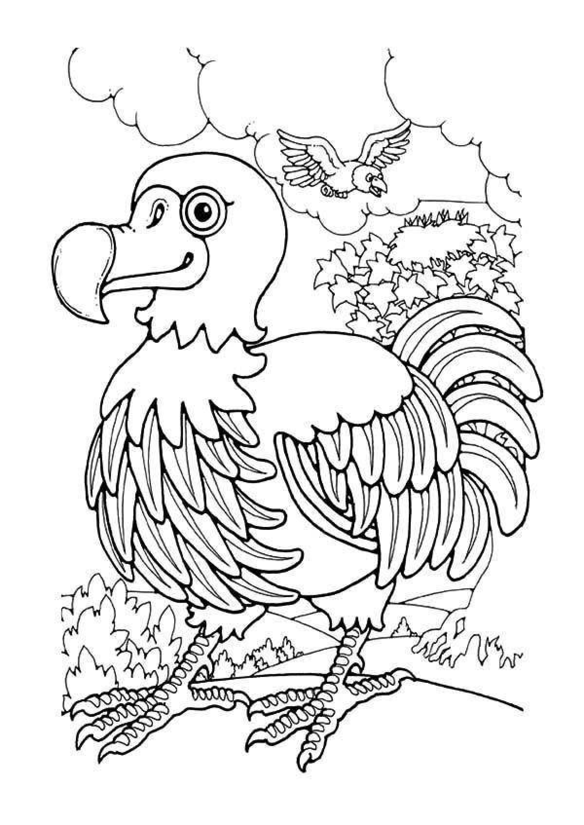 Fun coloring dodo