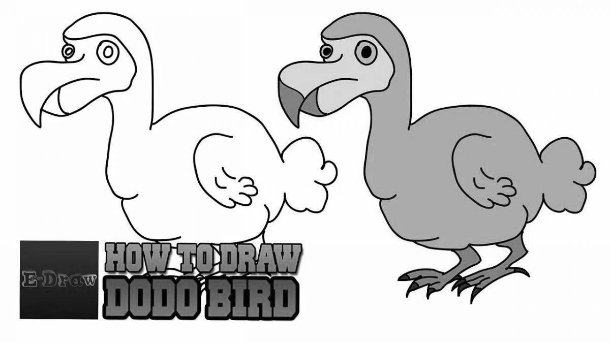 Outstanding dodo coloring