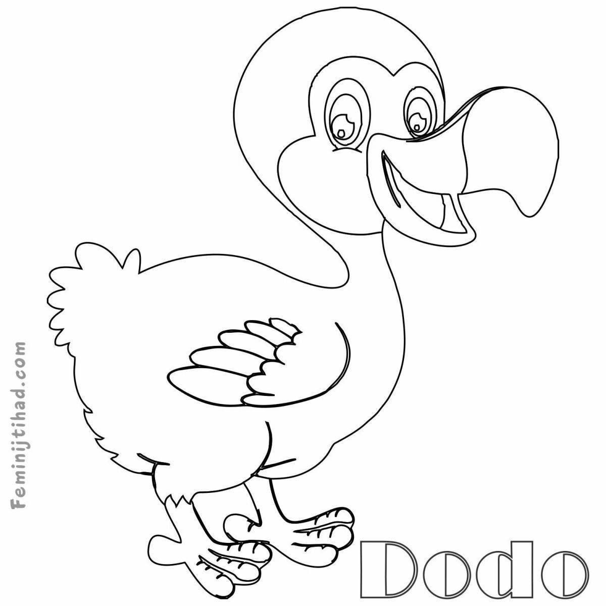 Spicy dodo coloring