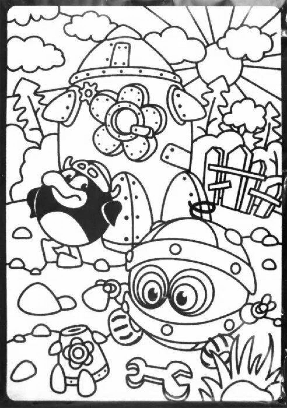 Great iron nanny coloring page