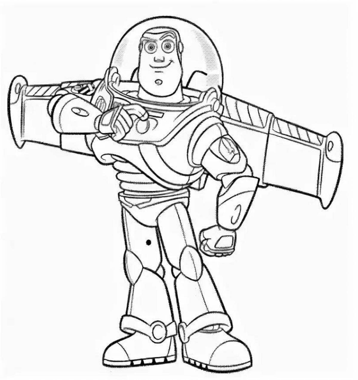 Charming coloring buzz lightyear