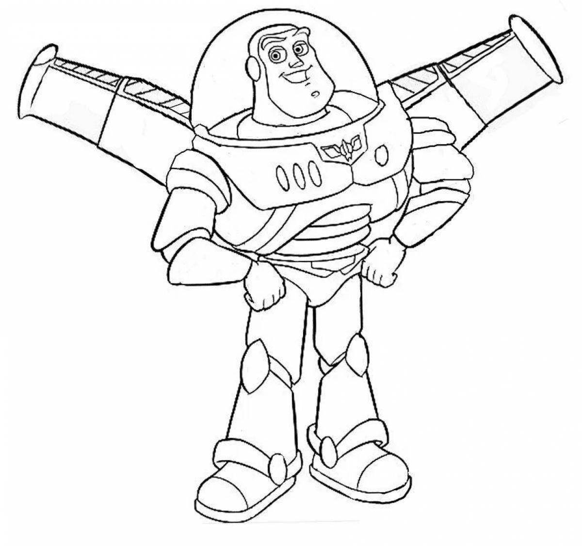 Buzz lightyear live coloring