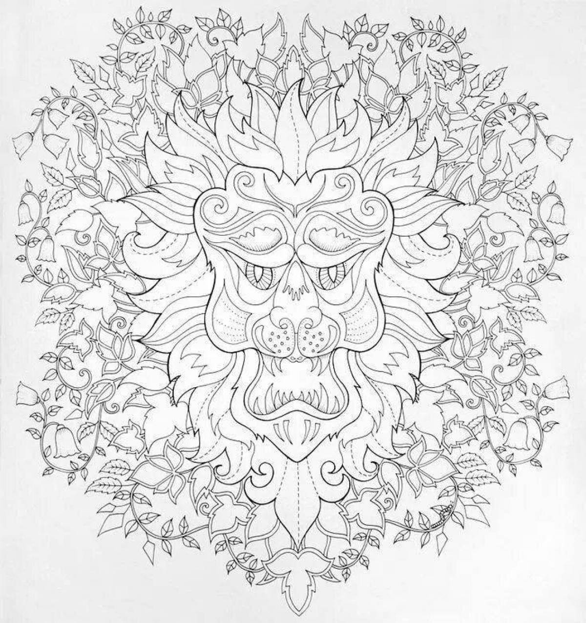 Great forest coloring book