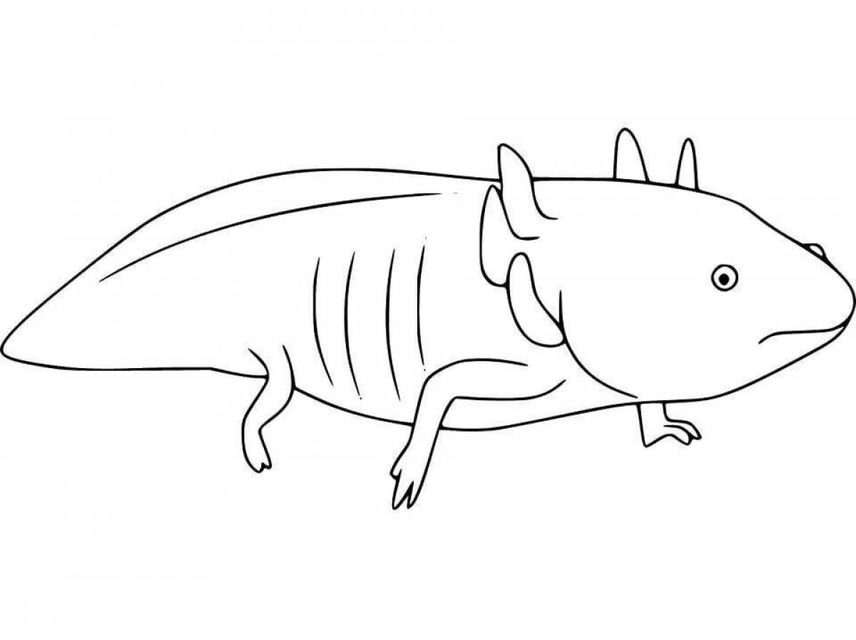 Minecraft axolotl fun coloring