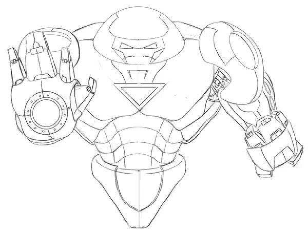 Lego hulk buster glitter coloring book