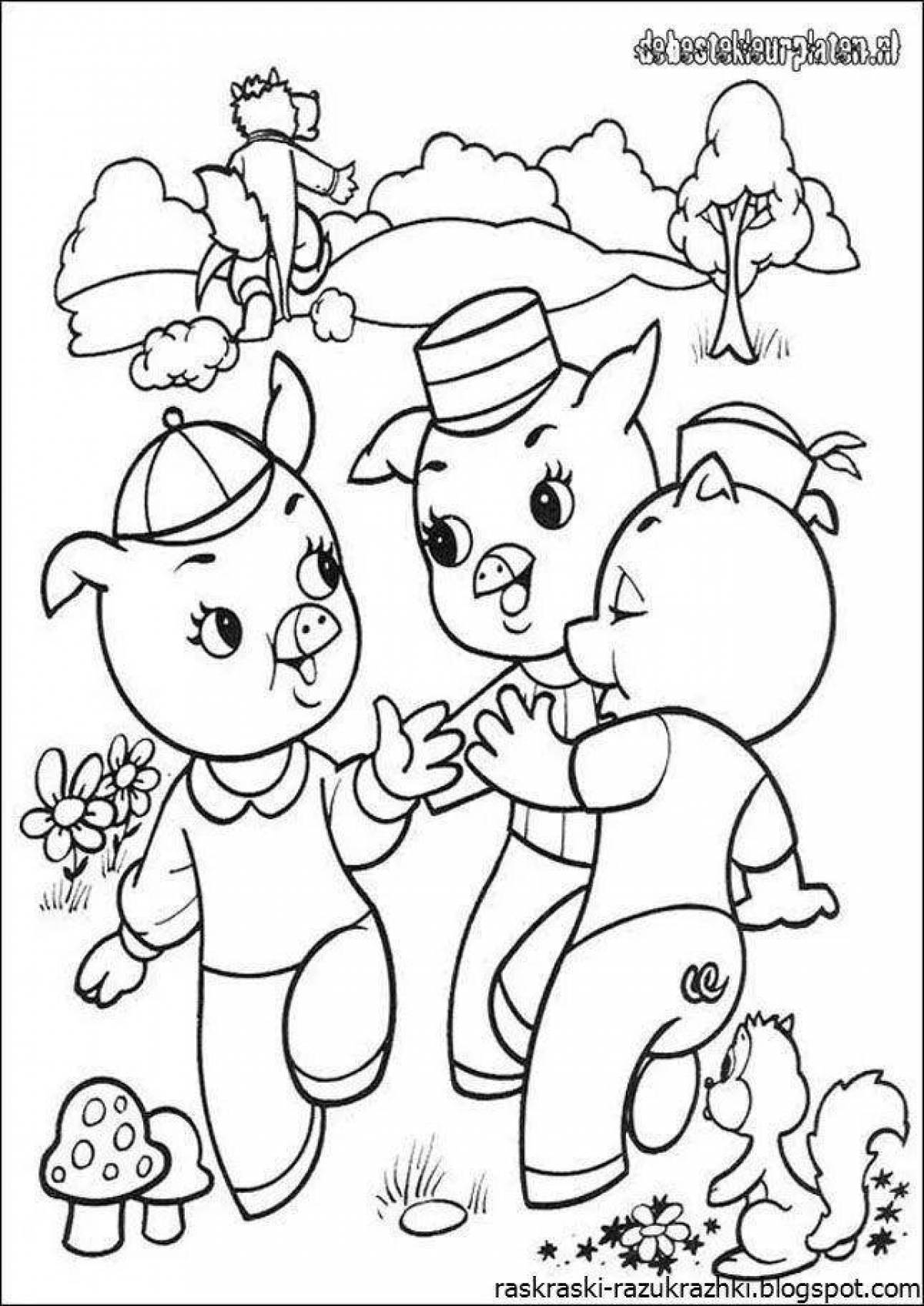 Three little pigs for kids #3