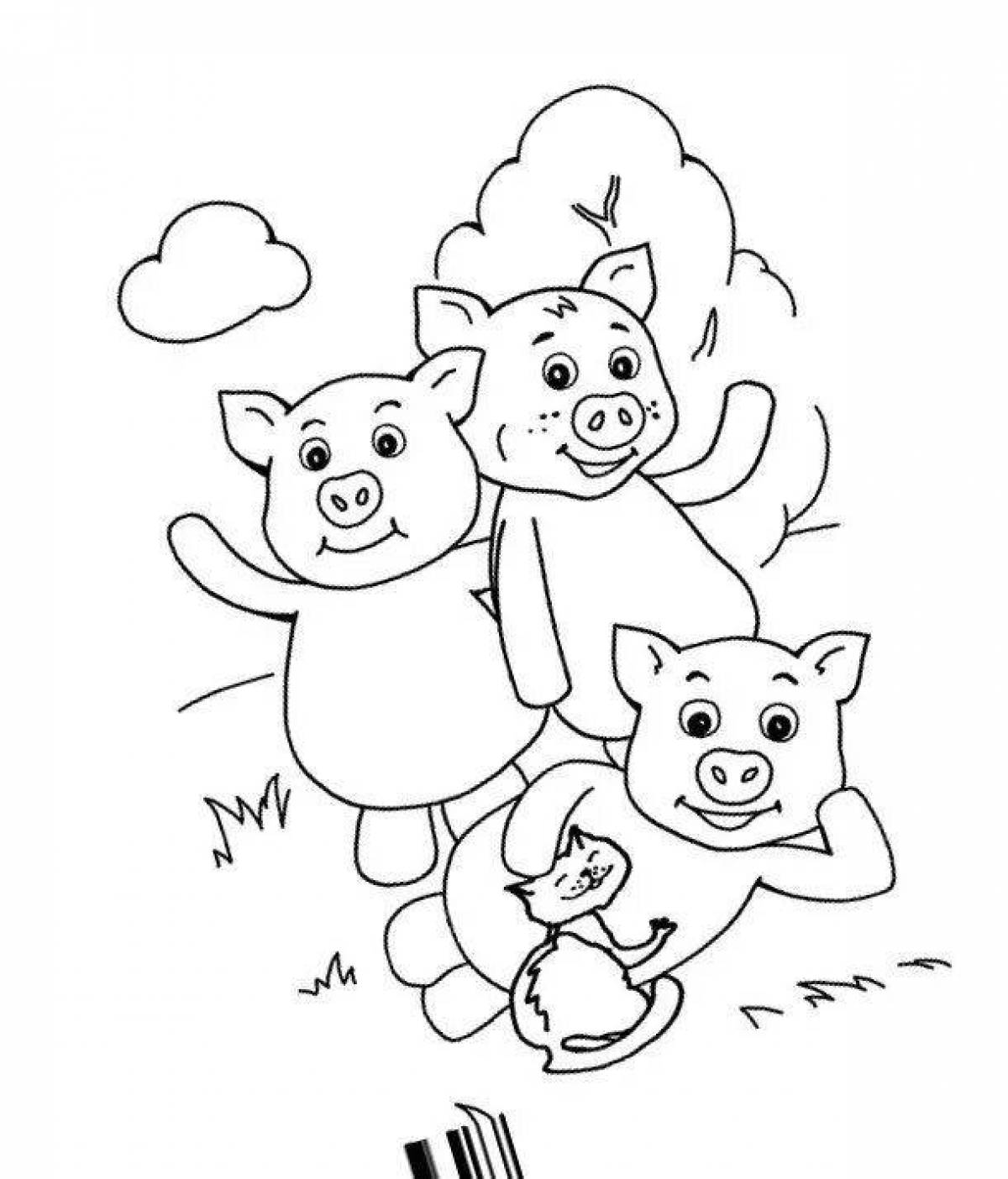 Three little pigs for kids #16