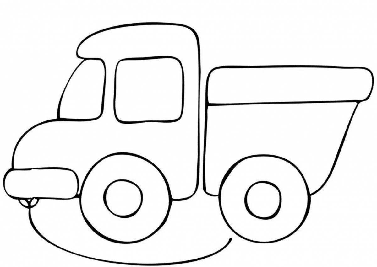Coloring car for kids