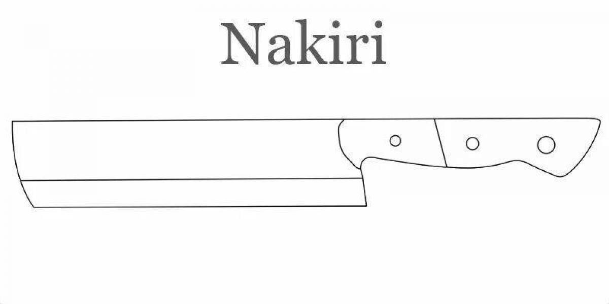 Нож танто из дерева чертеж из стандофф 2