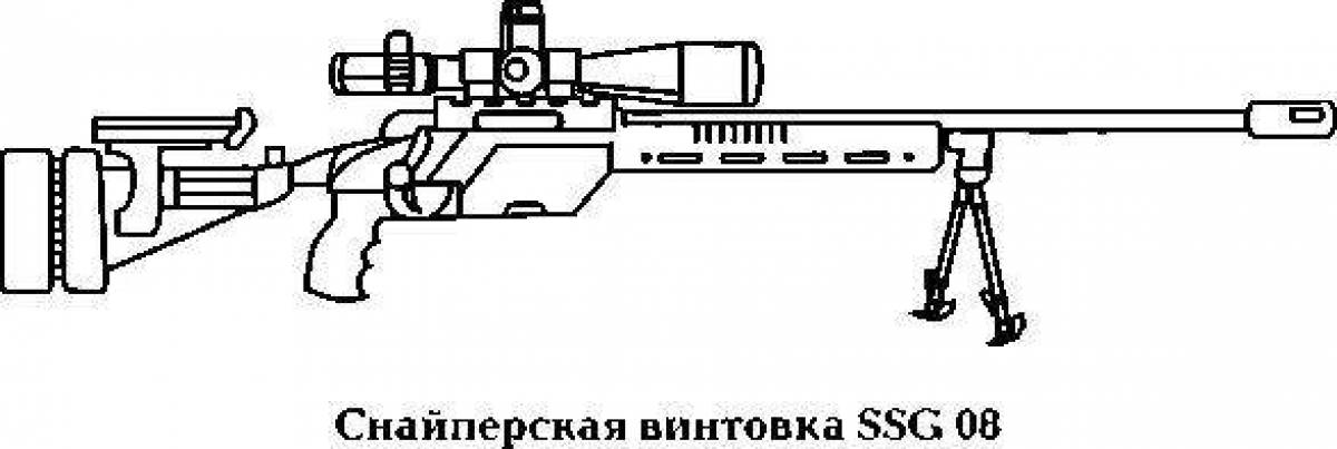 Снайперская винтовка драгунова рисунок